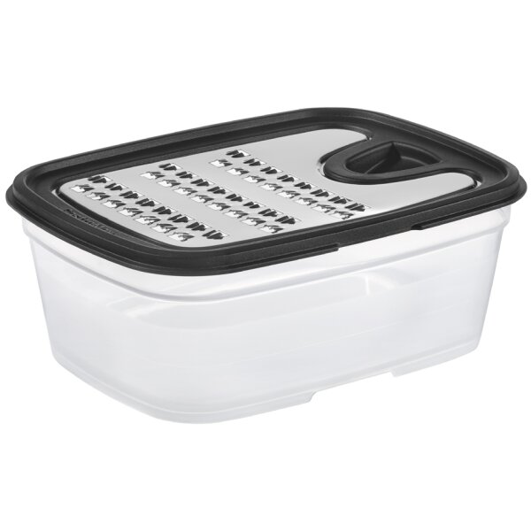 GastroMax R&acirc;pe avec r&eacute;cipient, transparent/noir