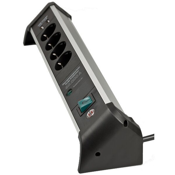 brennenstuhl Überspannungsschutz-Steckdosenleiste Alu-Office