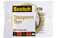SCOTCH Transparent Tape 550 15mmx66m 550 1566