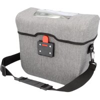 FISCHER Fahrrad-Lenkertasche City, grau