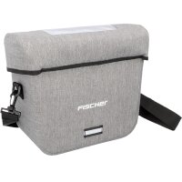 FISCHER Fahrrad-Lenkertasche City, grau