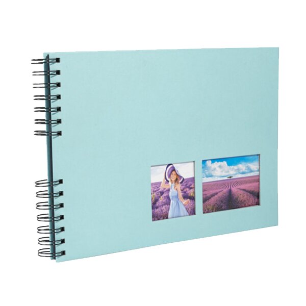 EXACOMPTA Foto-Spiralalbum Milano, 320 x 220 mm, violett