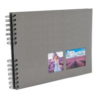 EXACOMPTA Foto-Spiralalbum Milano, 320 x 220 mm, schwarz