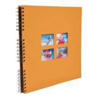 EXACOMPTA Foto-Spiralalbum Milano, 320 x 320 mm, orange