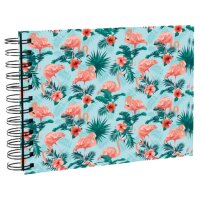 EXACOMPTA Album photos à spirales FLAMINGO, 230 x...