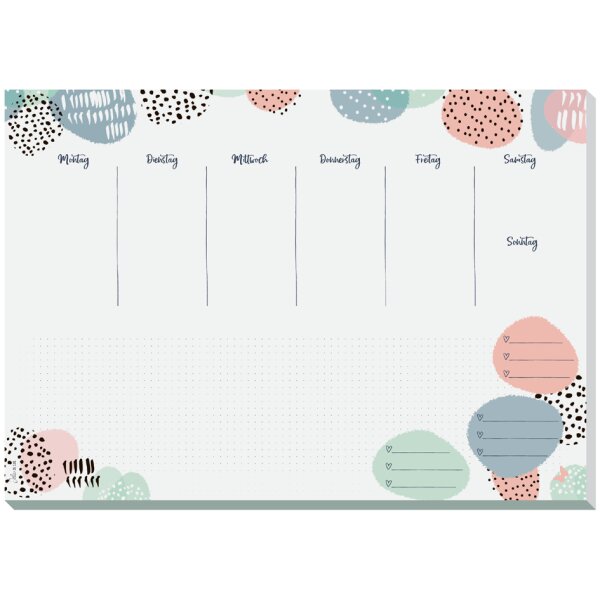 sigel Papier-Schreibunterlage Jolie Rose Inspiration, A3