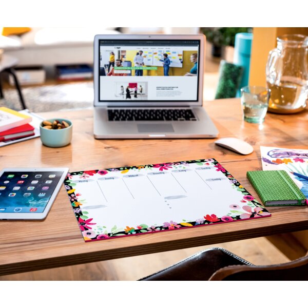 sigel Papier-Schreibunterlage Jolie Rose Inspiration, A3