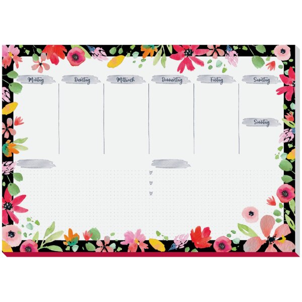 sigel Papier-Schreibunterlage Jolie Rose Inspiration, A3