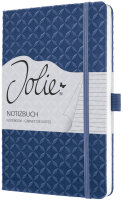 sigel Carnet de notes Jolie, similicuir, A5, bleu indigo