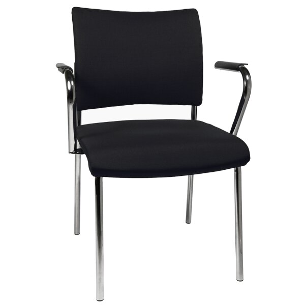 Topstar Chaise visiteur Visit 10 rembourré, violet