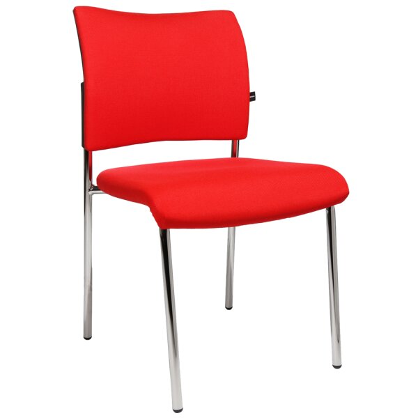 Topstar Chaise visiteur Visit 10 rembourré, violet