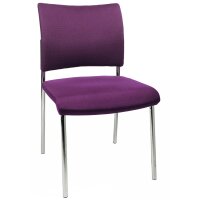 Topstar Chaise visiteur Visit 10 rembourré, violet