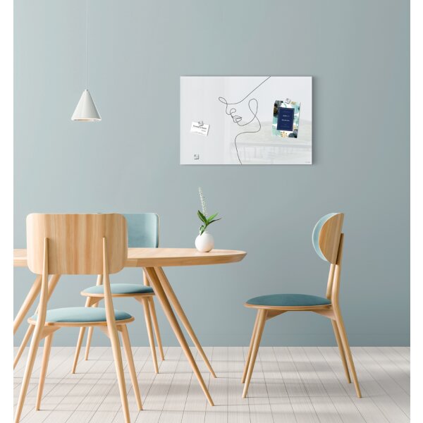 sigel Tableau magnétique en verre artverum Line Art