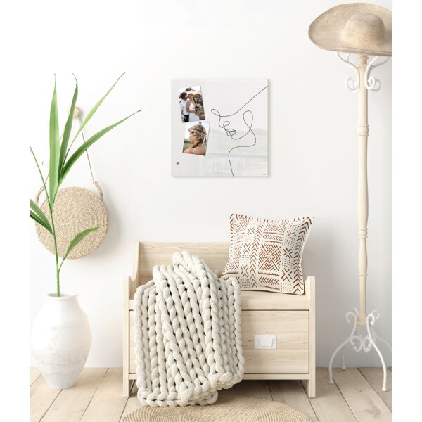 sigel Tableau magnétique en verre artverum Line Art