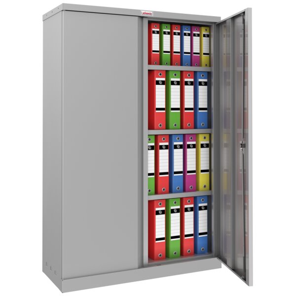 phoenix Aktenschrank SCL1491, aus Stahl, lichtgrau