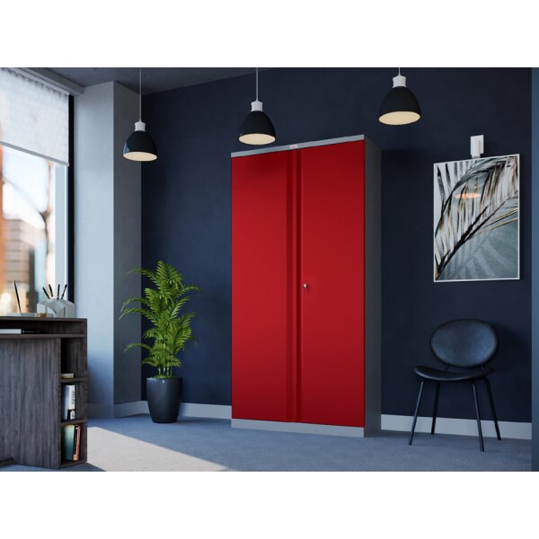 phoenix Armoire de bureau SCL1491, en acier, gris clair/