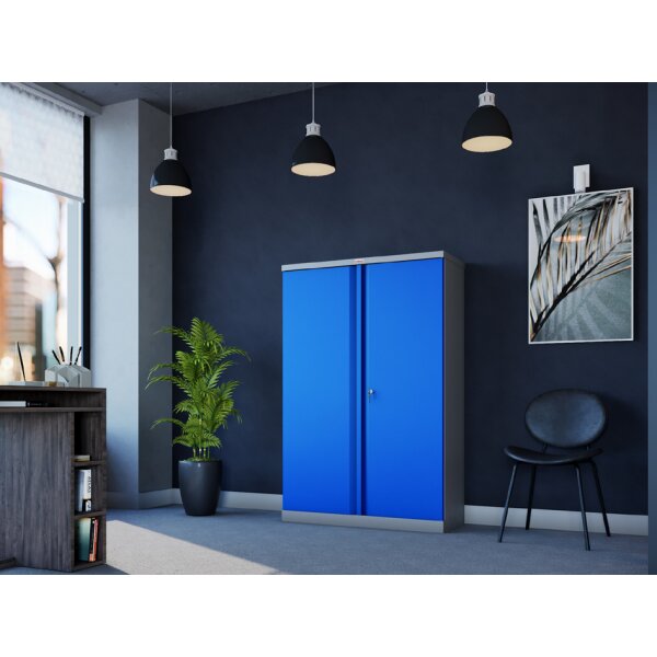 phoenix Armoire de bureau SCL1491, en acier, gris clair/