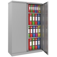 phoenix Armoire de bureau SCL1491, en acier, gris clair/