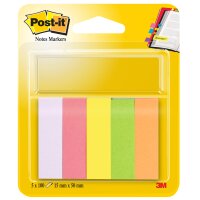Post-it Marque-pages en papier, 15 x 50 mm, couleurs...