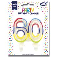 Clairefontaine Zahlenkerze "Glitter", Ziffer: 70