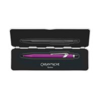 CARAN DACHE Stylo à bille 849 Colormat-X 849.605 violet, Slimpack