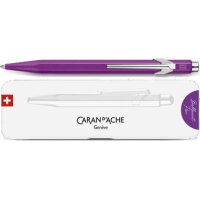CARAN DACHE Stylo à bille 849 Colormat-X 849.605 violet, Slimpack