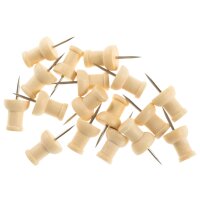 Bi-Office Epingles en bois pour tableau daffichage, en pin