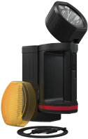 ANSMANN Akku LED-Handscheinwerfer HS20R Pro, schwarz rot
