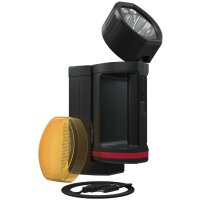 ANSMANN Projecteur portable LED HS20R Pro, noir/rouge