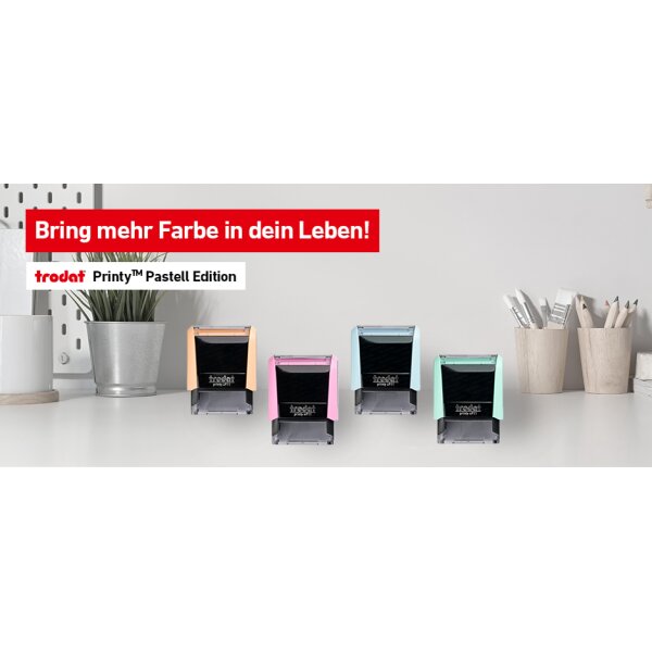 trodat Textstempelautomat Printy 4911 4.0, pastell-rosa