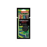 STABILO Farbstift ARTY 106019112 GREENcolors, 12 Stück