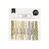 I AM CREATIVE Holzklammern II 6105.56 7.5cm, 8 Stück