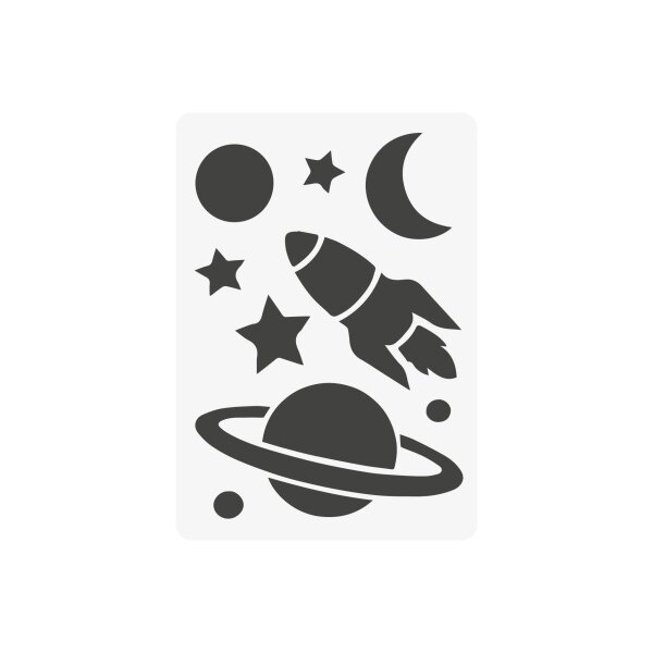 I AM CREATIVE Pochoir 2000.66 Kids A5, Espace
