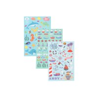 I AM CREATIVE Stickerbook 4087.499 maritime, 6 feuille
