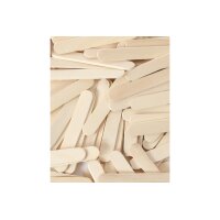 I AM CREATIVE Bastelhölzer 1302.04 natur, 65x10mm,...