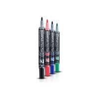PENTEL Whiteboard Marker Maxiflo MWL5SBF-4 FlexFeel, 4...