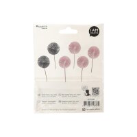 I AM CREATIVE Fächer Picker, rosa, silber 6010.944 6...