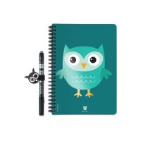 WHYNOTE Carnet A5 WNBOK017 kit de démarrage, hibou