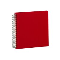 RÖSSLER Fotoalbum 1329452366 23x23cm, rot/off-white