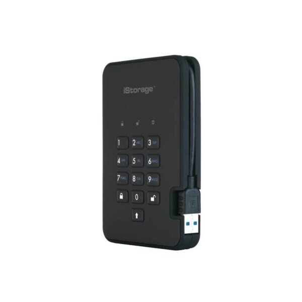 ISTORAGE diskAshur2 HDD, 1TB ISG-IS-DA2-256-1000-B