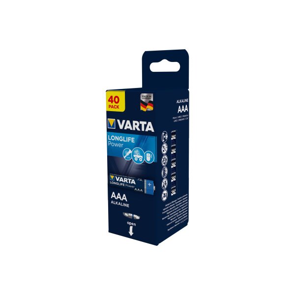 VARTA Pile Longlife Power 4903121194 LR03/AAA 40er-Blister