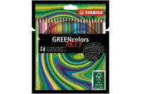 STABILO Farbstift ARTY 106019124 GREENcolors 24 Stück