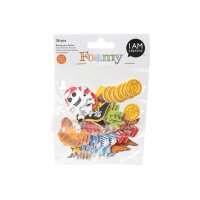 I AM CREATIVE Foamy 4019.51 Pirat, 36 Stück