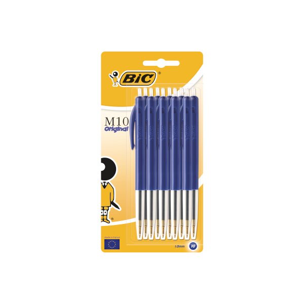 BIC Stylo à bille M10 8322353 bleu, 10 pcs.