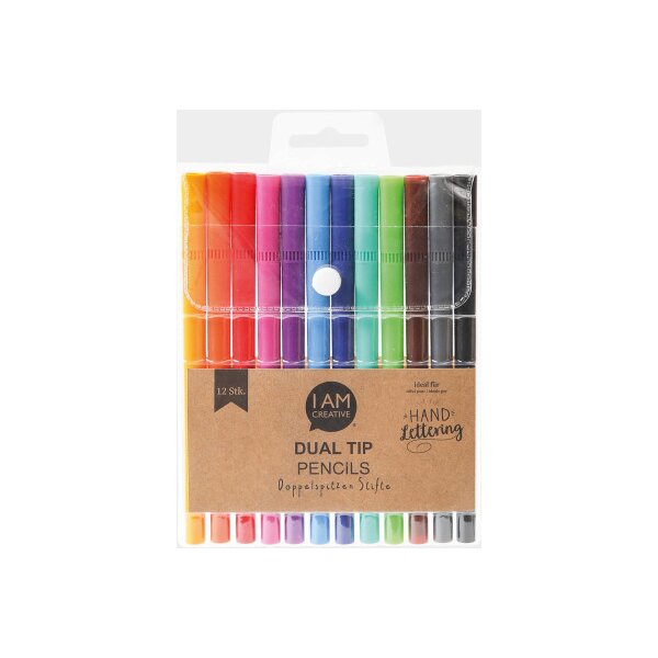 I AM CREATIVE Dual Tip Pencils 4005.65 wasserbasis, 12 Stück