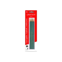 CARAN DACHE Bleistift 341 2.25mm 341.371 grau, 4 Stück