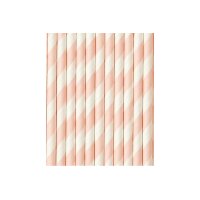 I AM CREATIVE Papiertrinkhalme,rosa,19.7cm 6010.922 25...