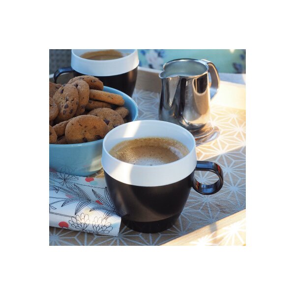 EJS Porte-gobelet 9515.4002 noir Plastique, 24 pcs.