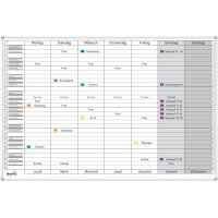 BEREC Wochenplaner 60x90cm B 326 für 30 Personen