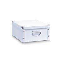 ZELLER Aufbewahrungsbox 22lt 17764 weiss 40x33x17cm